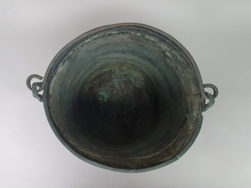 Antique Victorian riveted Copper Bucket