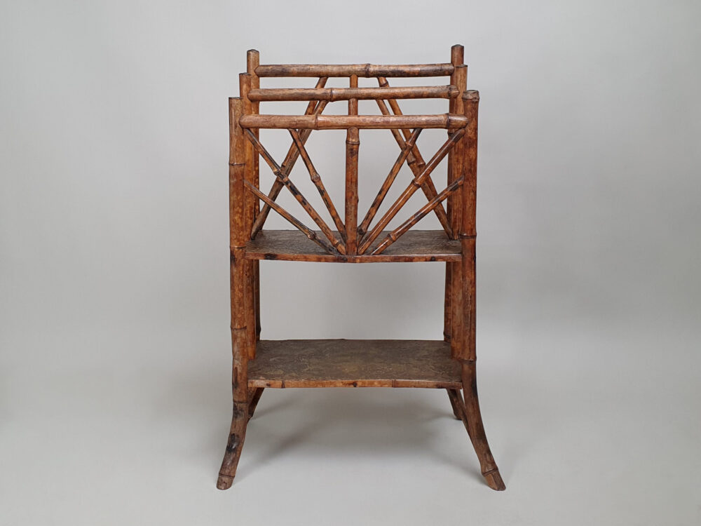Antique-bamboo-Magazine-Rack-or-Canterbury