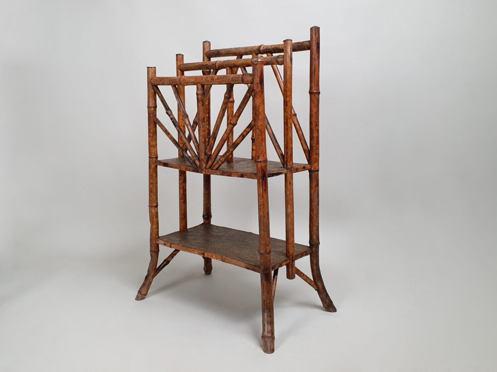 Antique-bamboo-Magazine-Rack-or-Canterbury