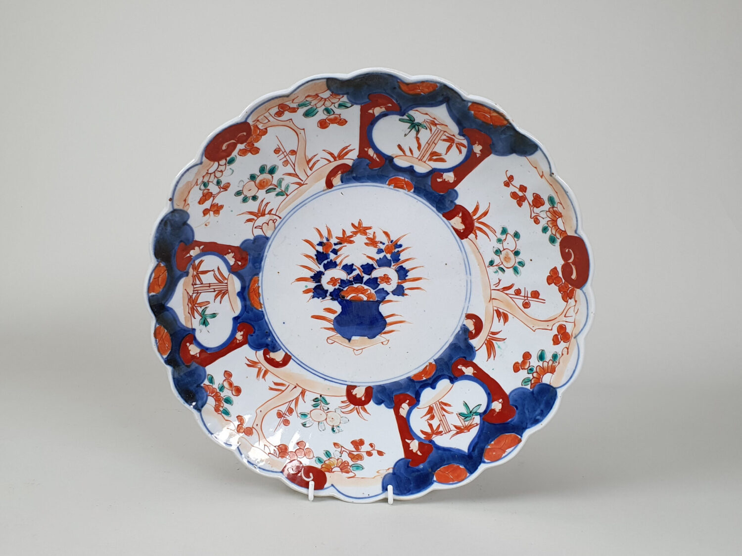 Antique ceramic 19th century Imari Plate