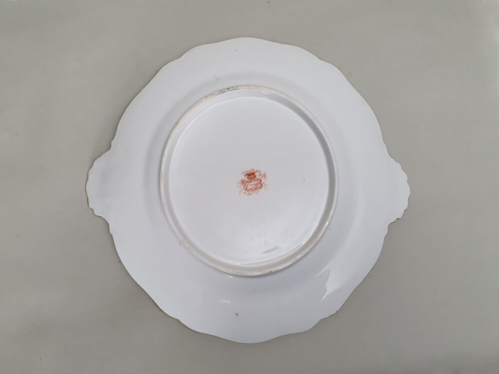 Antique ceramic Minton oval serving platter or plate, in Chinese Tree, 1959 pattern