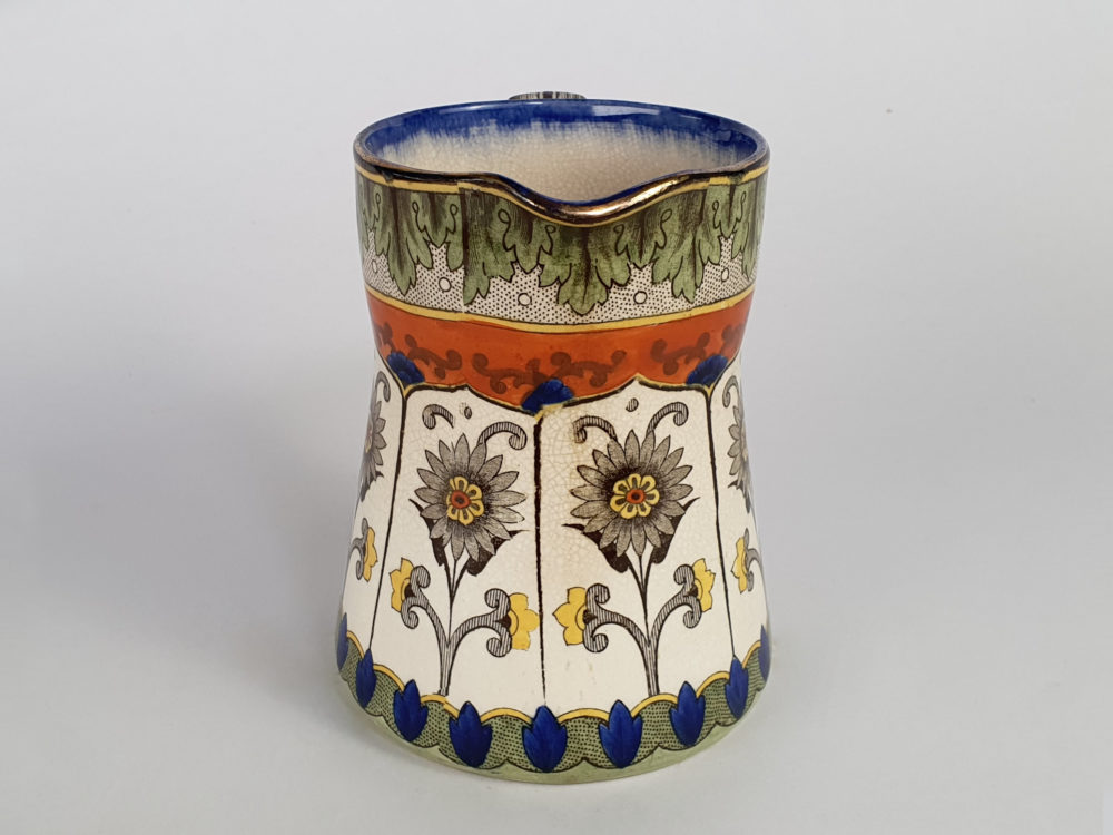 Antique ceramic Royal Doulton jug in an Art Nouveau design
