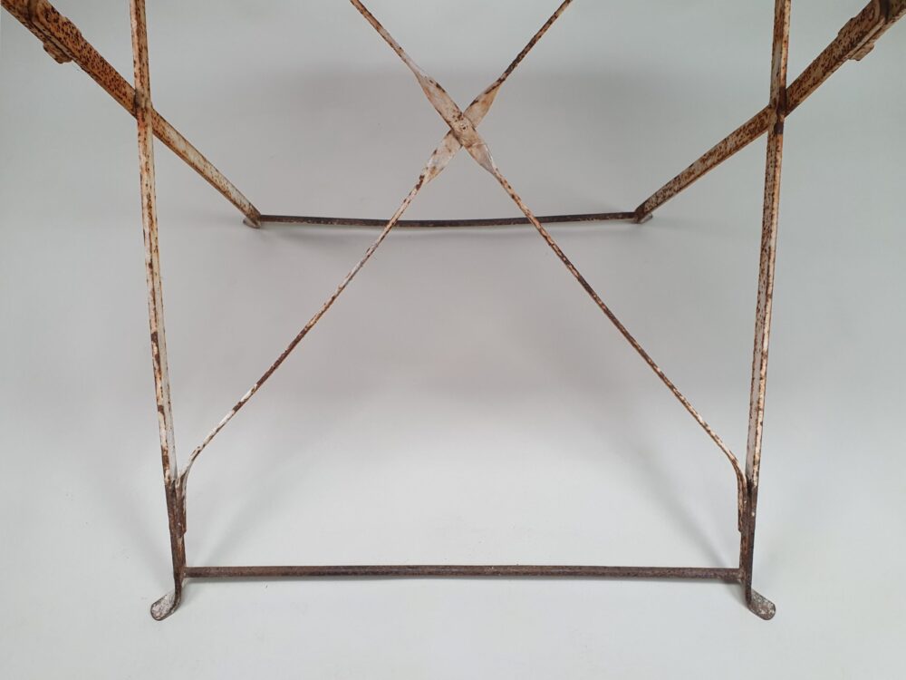 Antique folding metal Garden Bistro Table