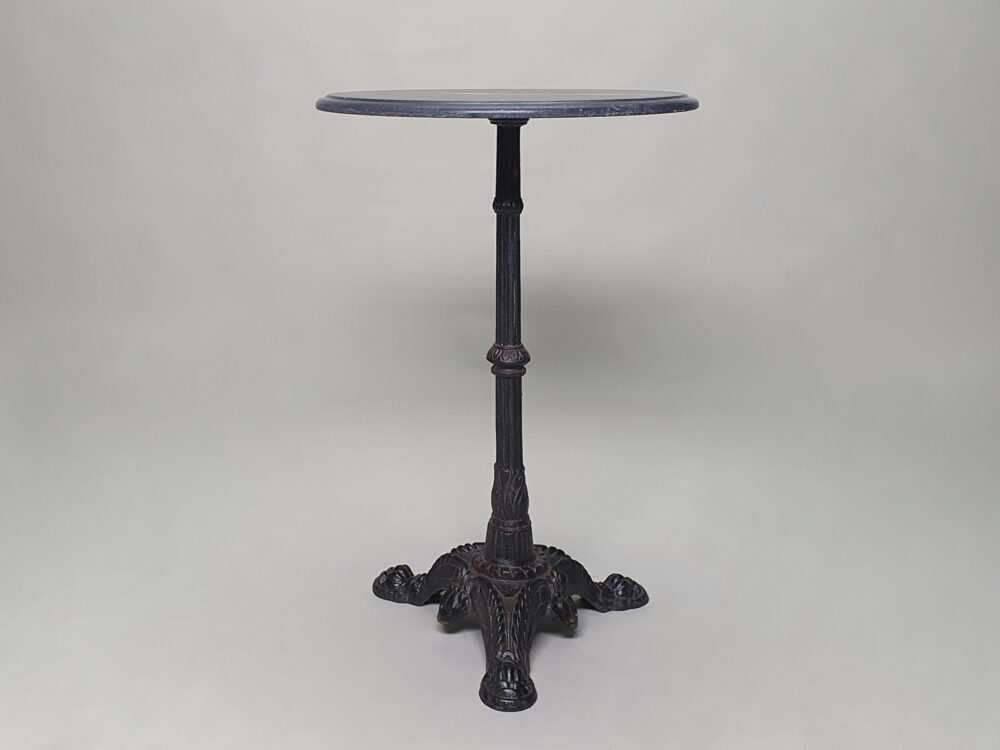 Antique garden table with marble top