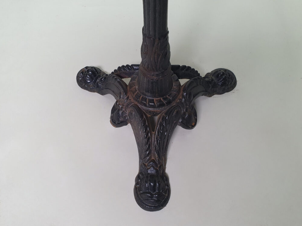 Antique garden table with marble top