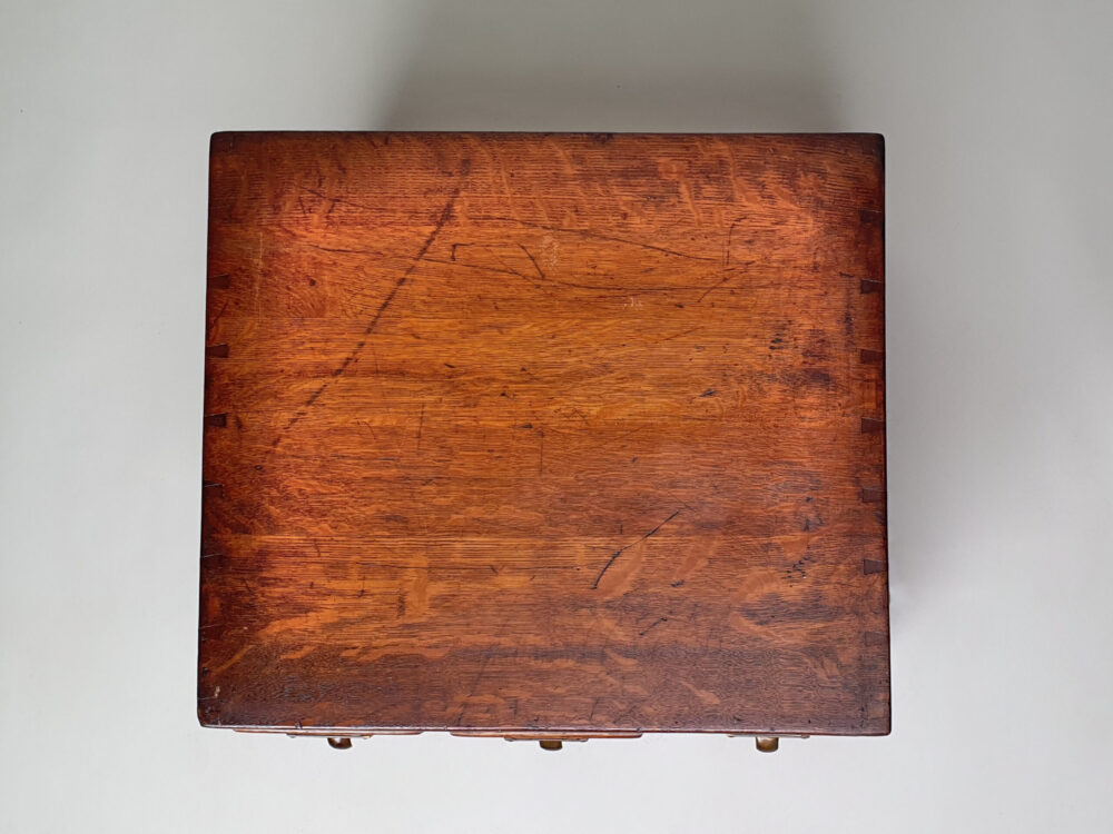 Antique library index card filing cabinet