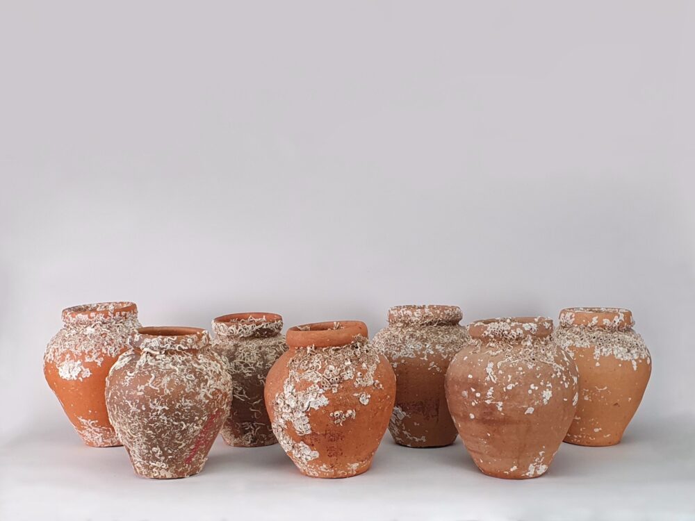 Antique terracotta Octopus Traps or Pots
