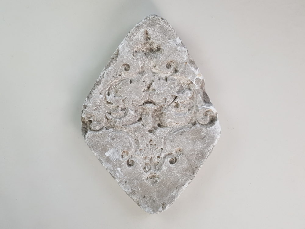 Collection of 3 ornate antique Plaster Moulds