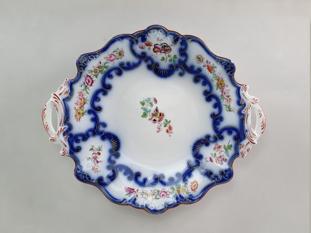 Collection of antique John Ridgway & Co Dishes and Plates