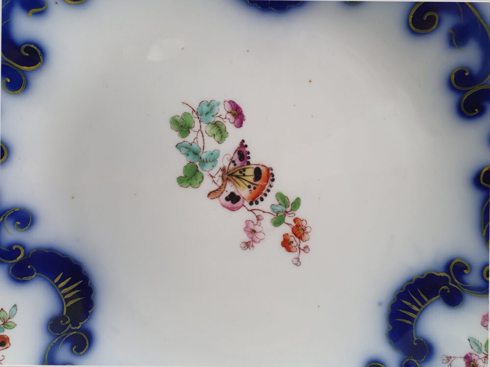 Collection of antique John Ridgway & Co Dishes and Plates