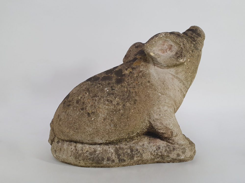 Composite Pig antique Garden Ornament