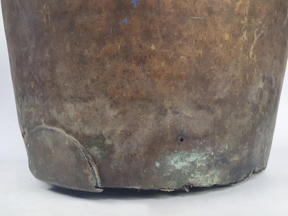 Early 19th century antique copper Planter or Bucket