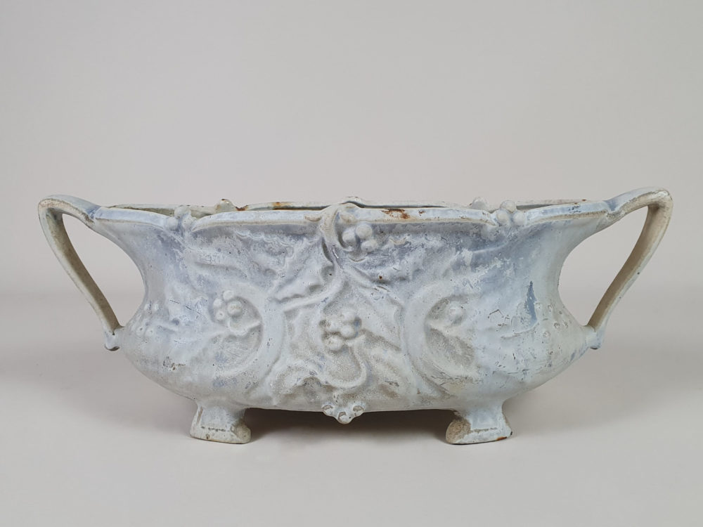 French Art Nouveau Cast Iron Jardiniere