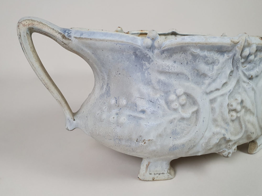 French Art Nouveau Cast Iron Jardiniere