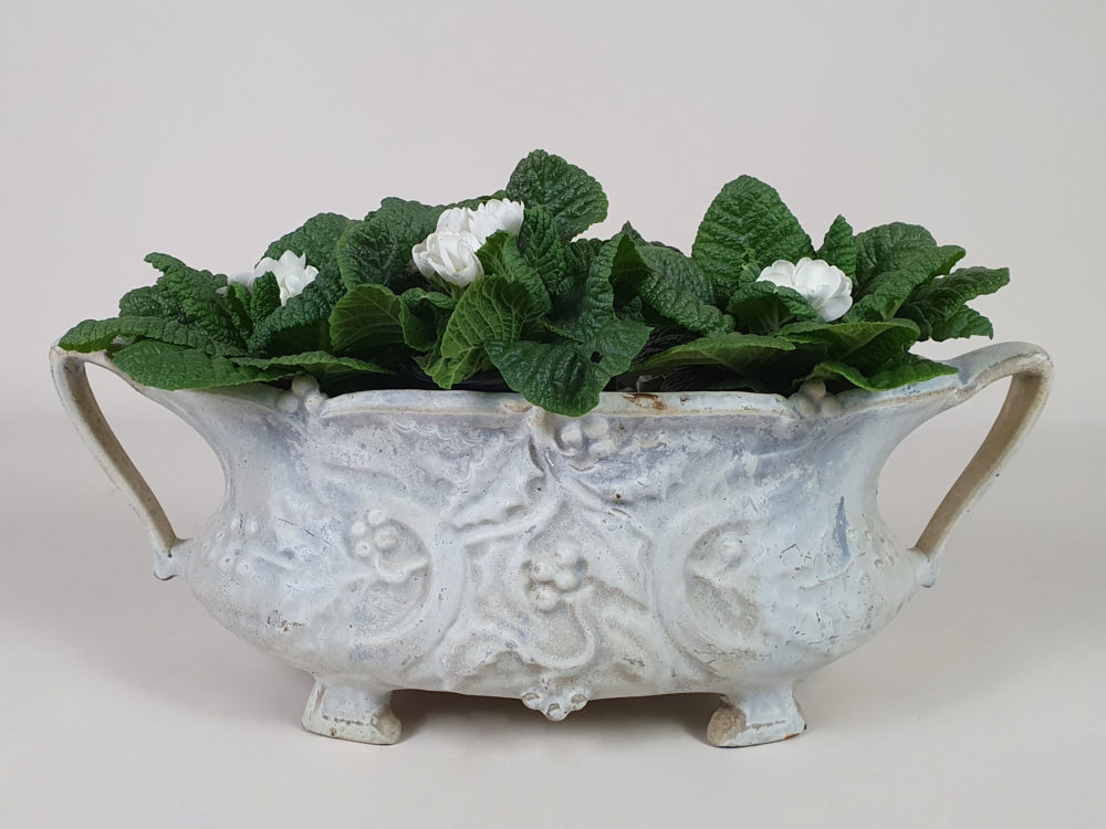 French Art Nouveau Cast Iron Jardiniere