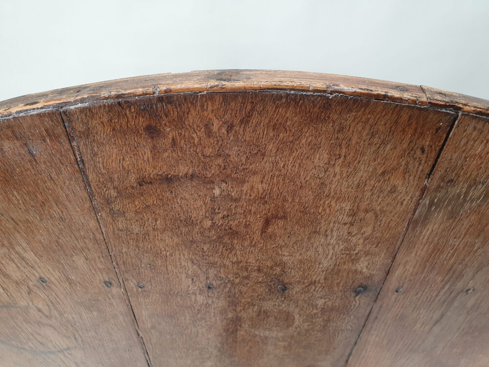 Large 19th century oak wine tasting Vendage or Vgneron antique Table