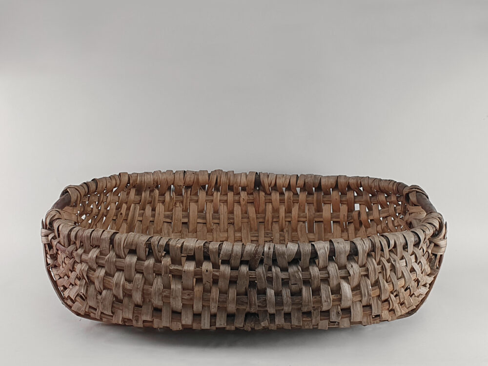 Large antique French woven Apple Basket