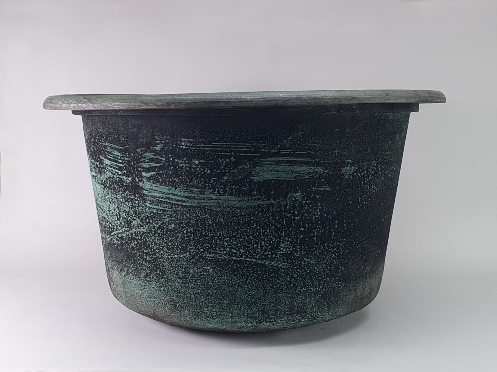 Large antique garden Copper Planter