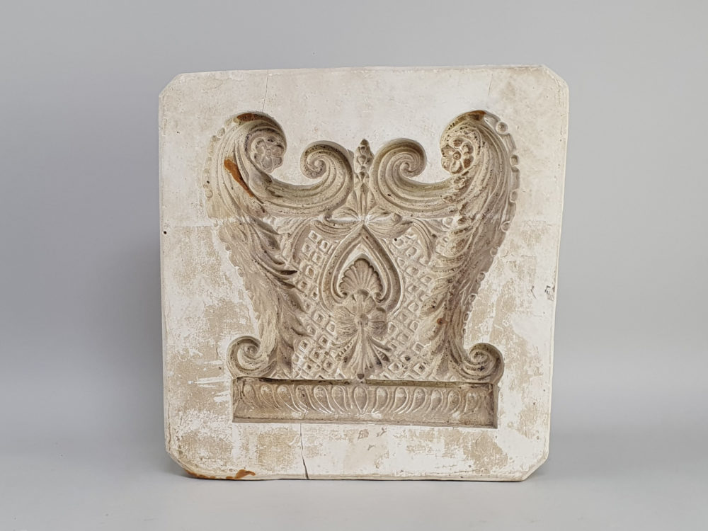 Large decorative antique French Plaster Mould
