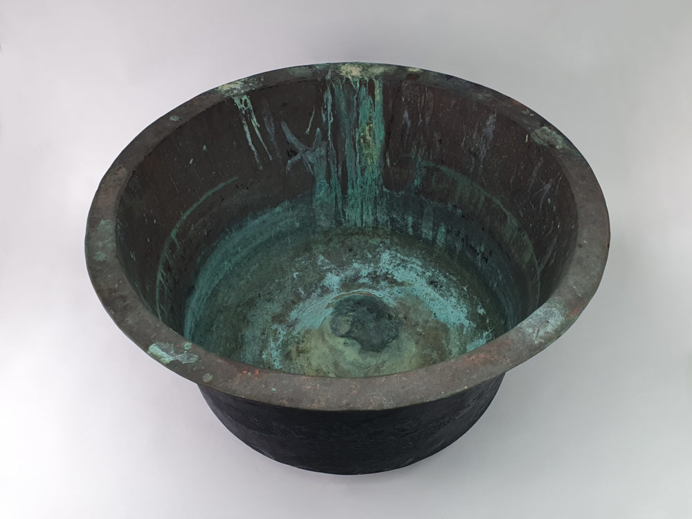 Large garden antique Copper Planter