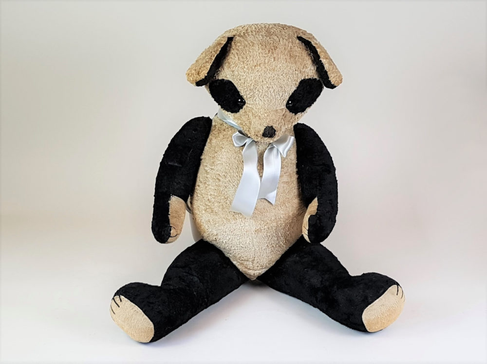 Large mid century antique Panda Bear