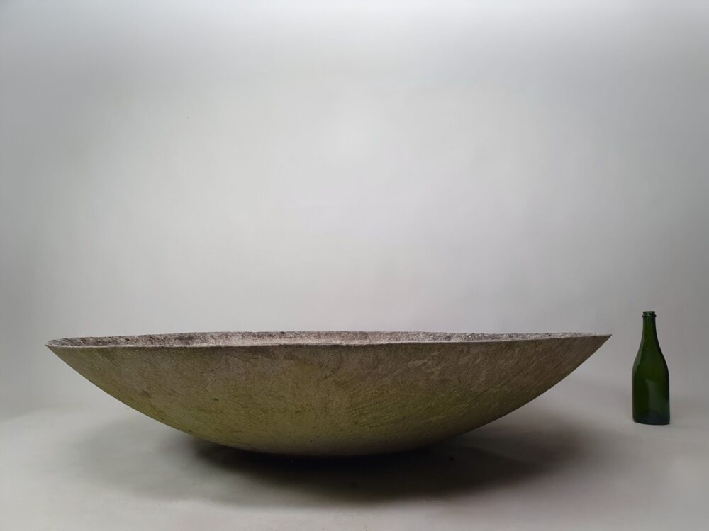 Large mid century antique circular saucer Willy Guhl Garden Planter