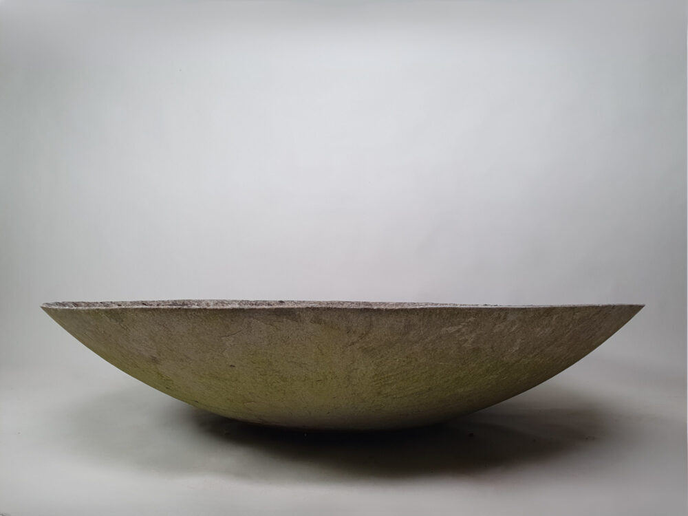 Large mid century antique circular saucer Willy Guhl Garden Planter