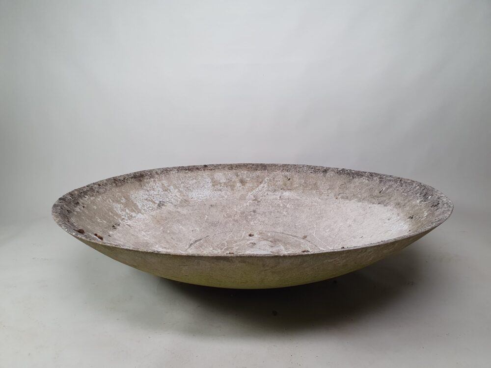 Large mid century antique circular saucer Willy Guhl Garden Planter