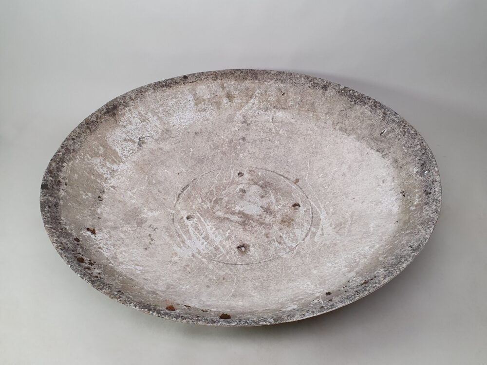 Large mid century antique circular saucer Willy Guhl Garden Planter