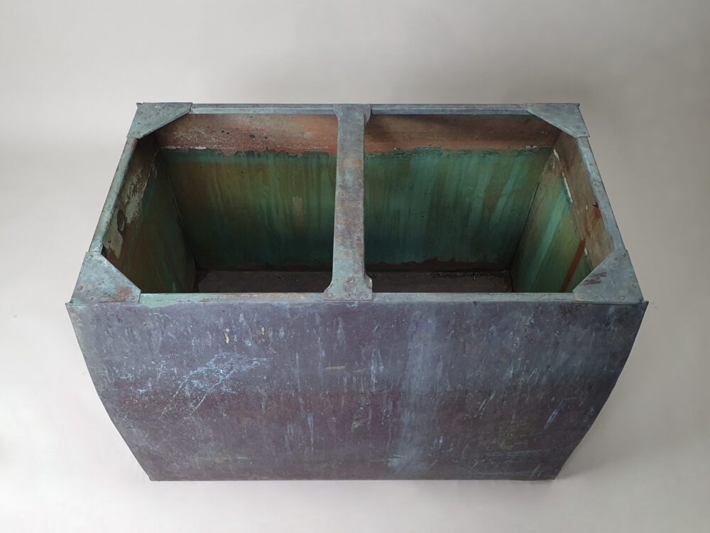 Large reclaimed antique copper Water Tank Planter