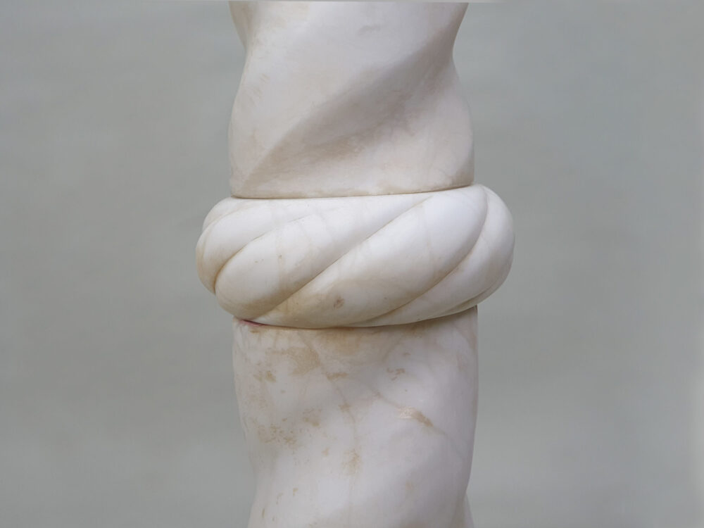 Marble antique lighting barley twist Floor Lamp