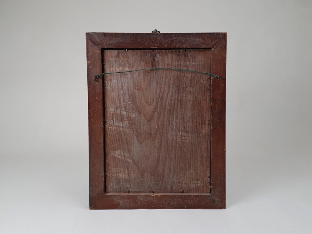 Matching pair of birds eye maple 19th century English antique Wall Mirrors