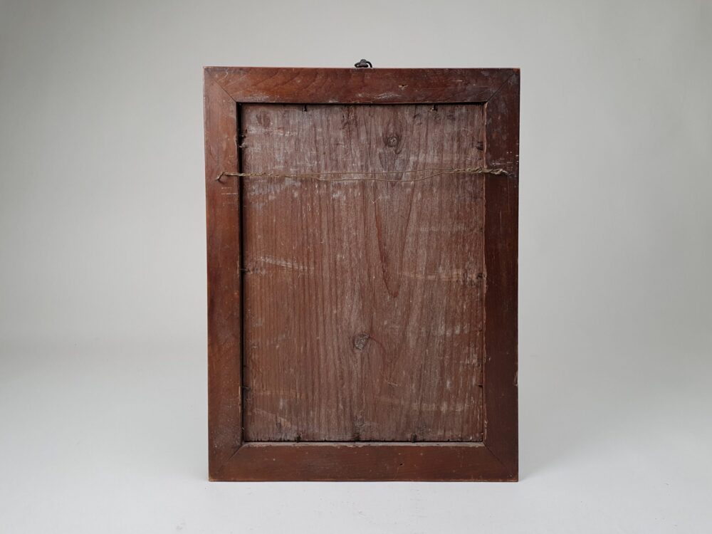 Matching pair of birds eye maple 19th century English antique Wall Mirrors