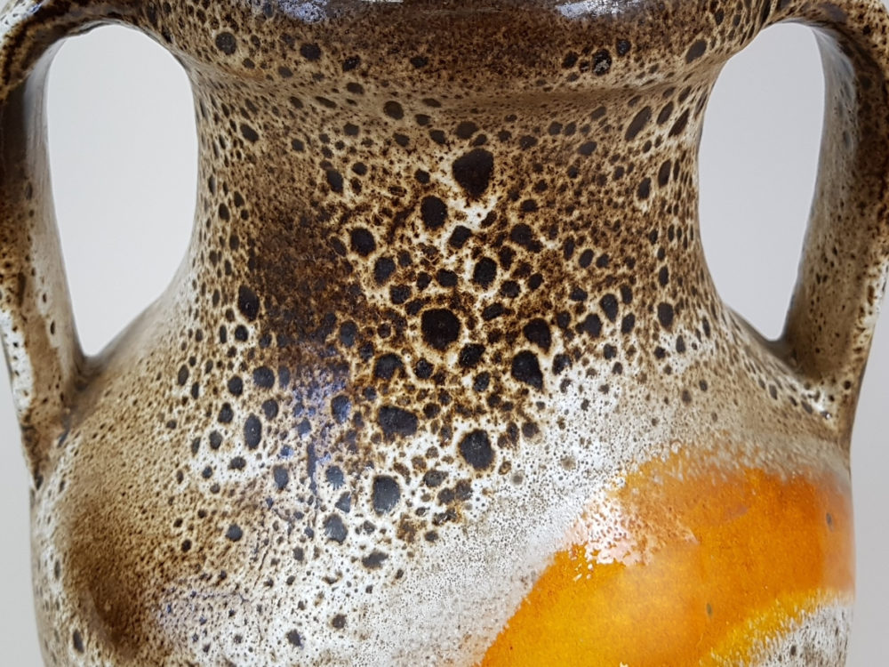 Mid century antique German ceramic Lamp
