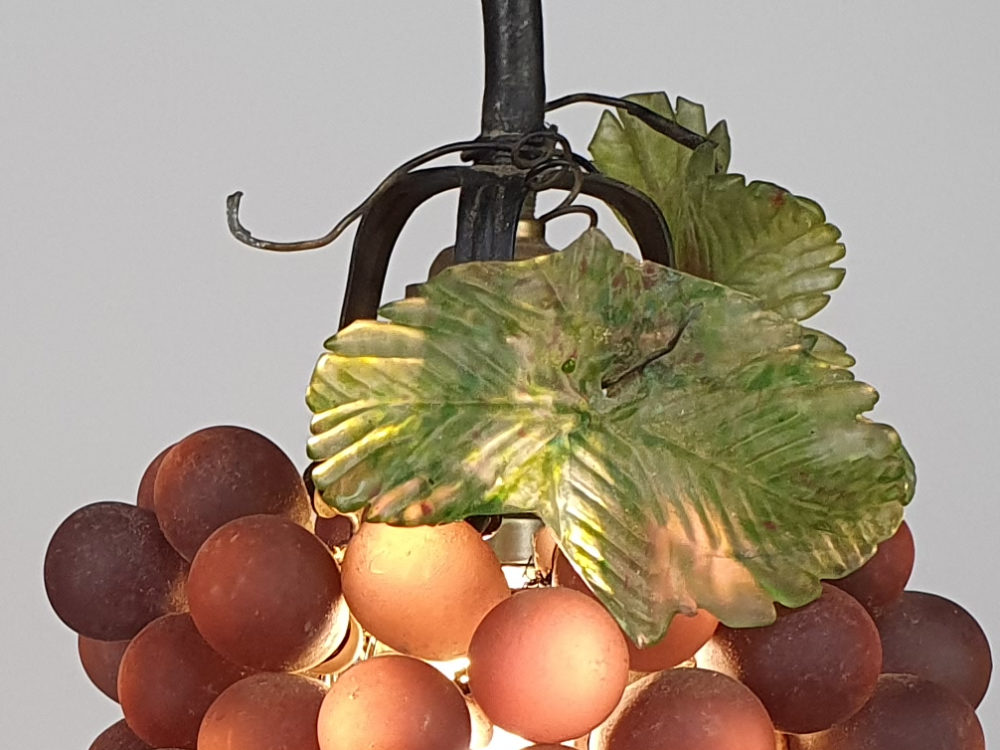 Mid century antique murano glass Grape Chandelier