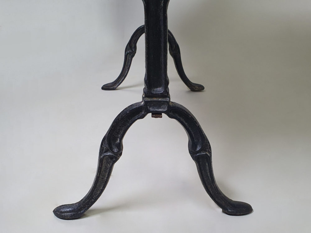 Mid century vintage French marble Bistro Table