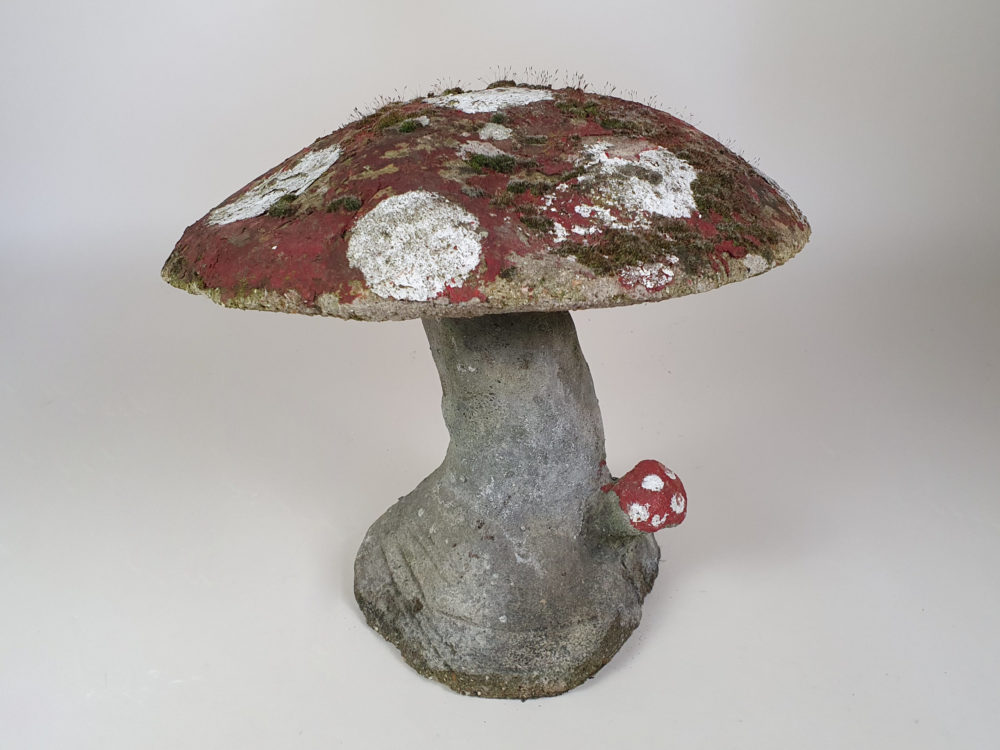 Painted decorative garden Mushroom Ornament