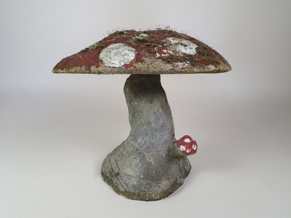 Painted decorative garden Mushroom Ornament