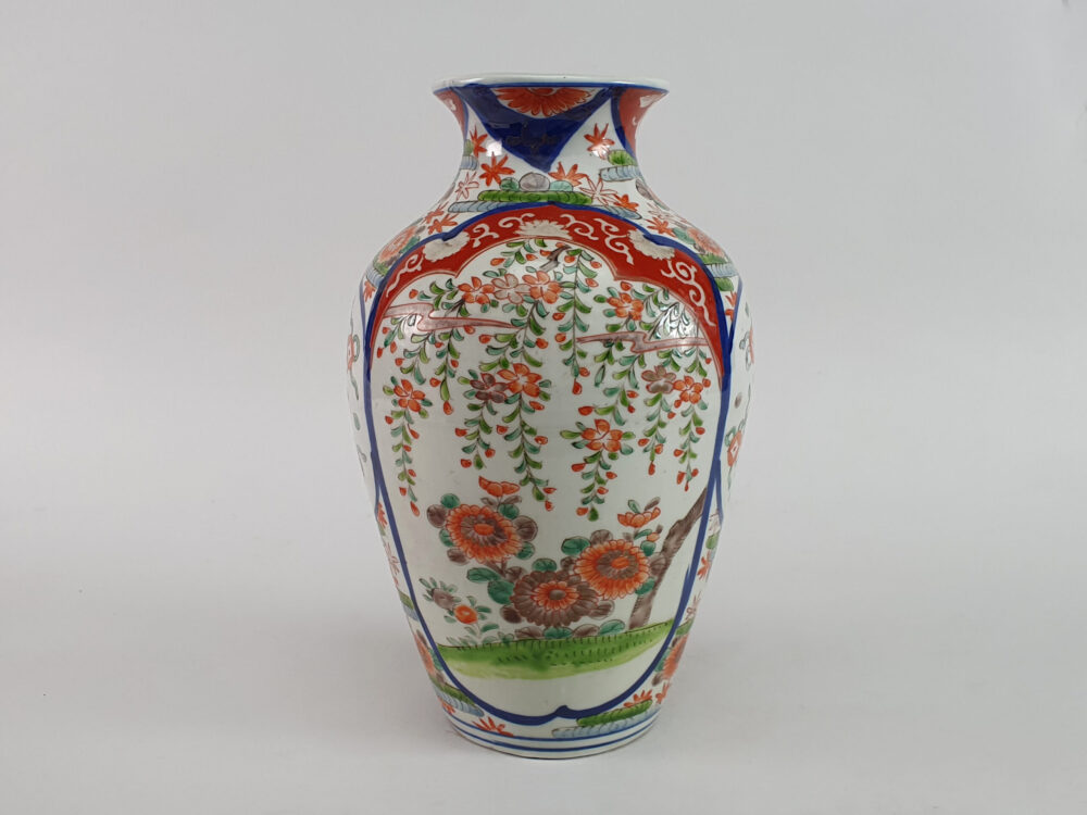 Pair of antique Japanese Imari Vases
