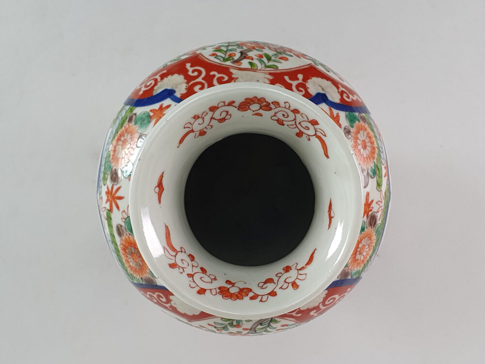 Pair of antique Japanese Imari Vases