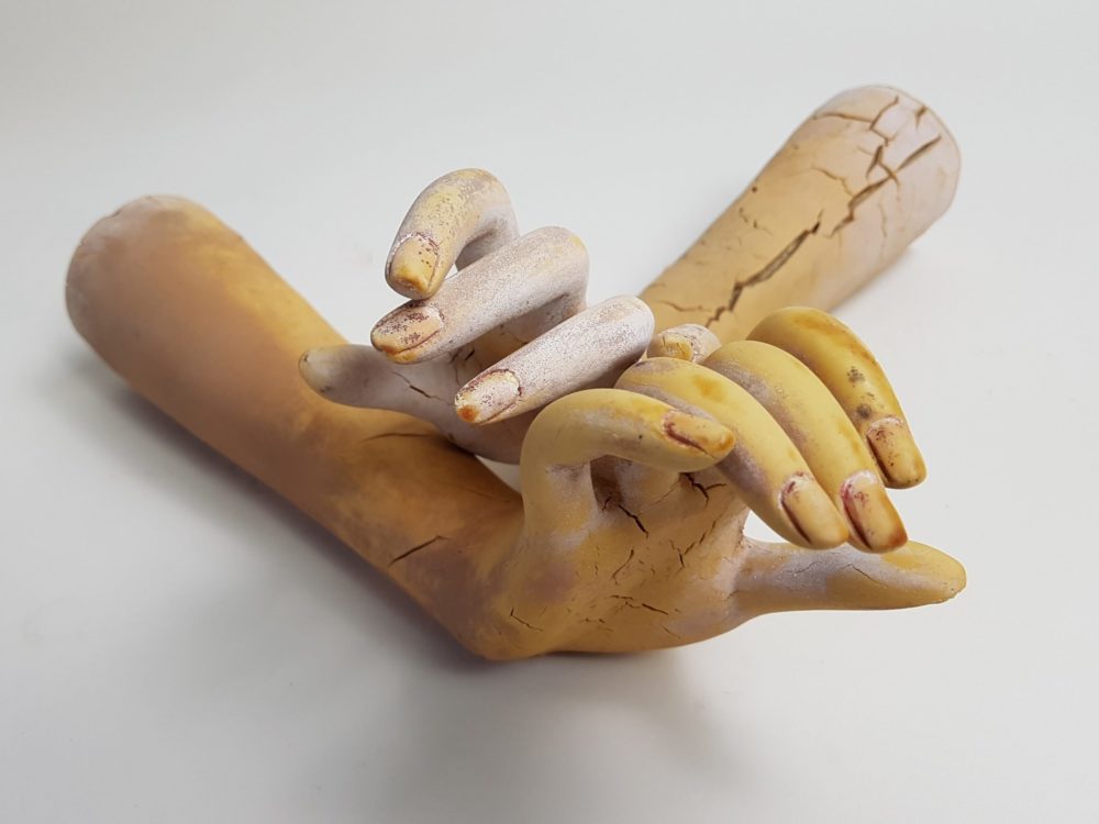Pair of early 1900s decorative antique Mannequin Arms