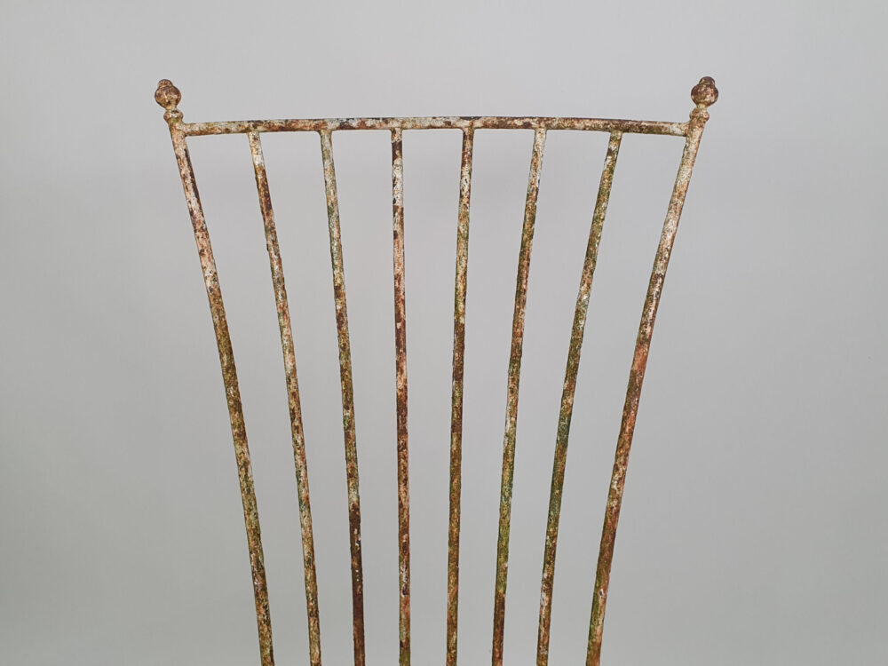 Pair of wrought iron antique Garden Chairs