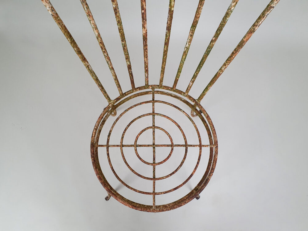 Pair of wrought iron antique Garden Chairs