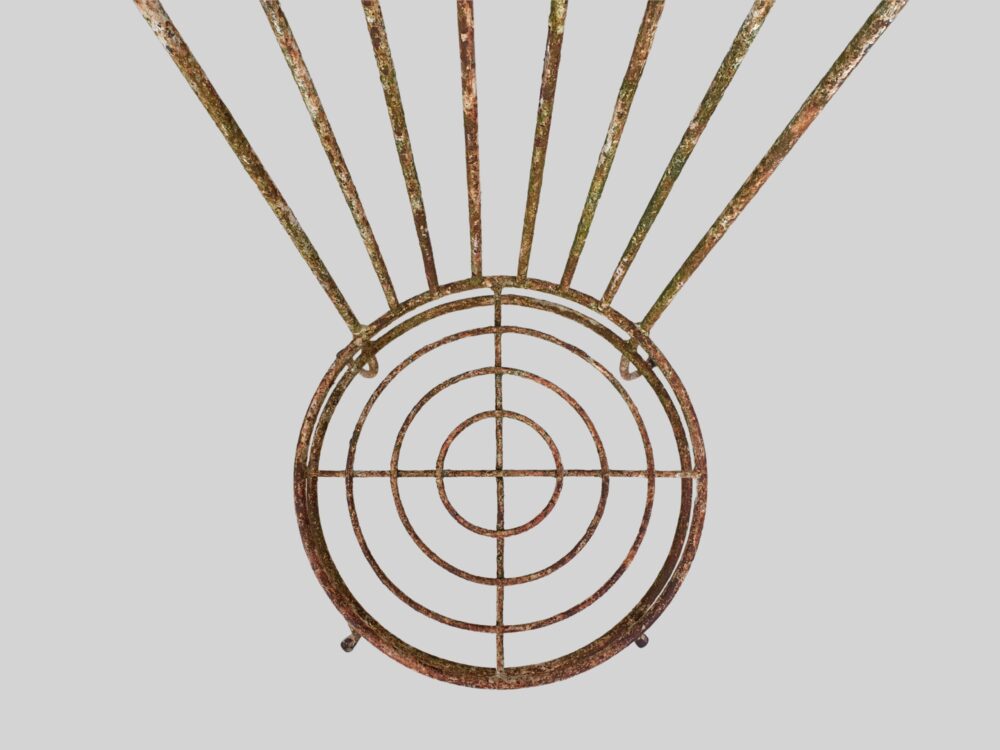 Pair of wrought iron antique Garden Chairs