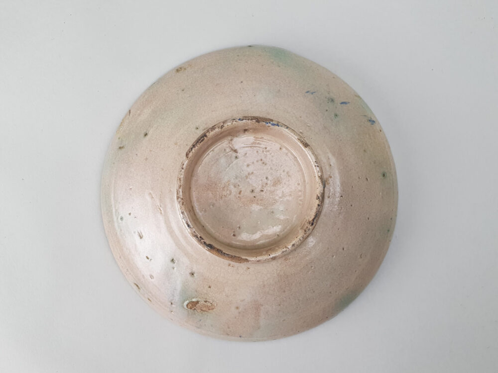 Raised antique ceramic rustic pottery Kubachi Plate