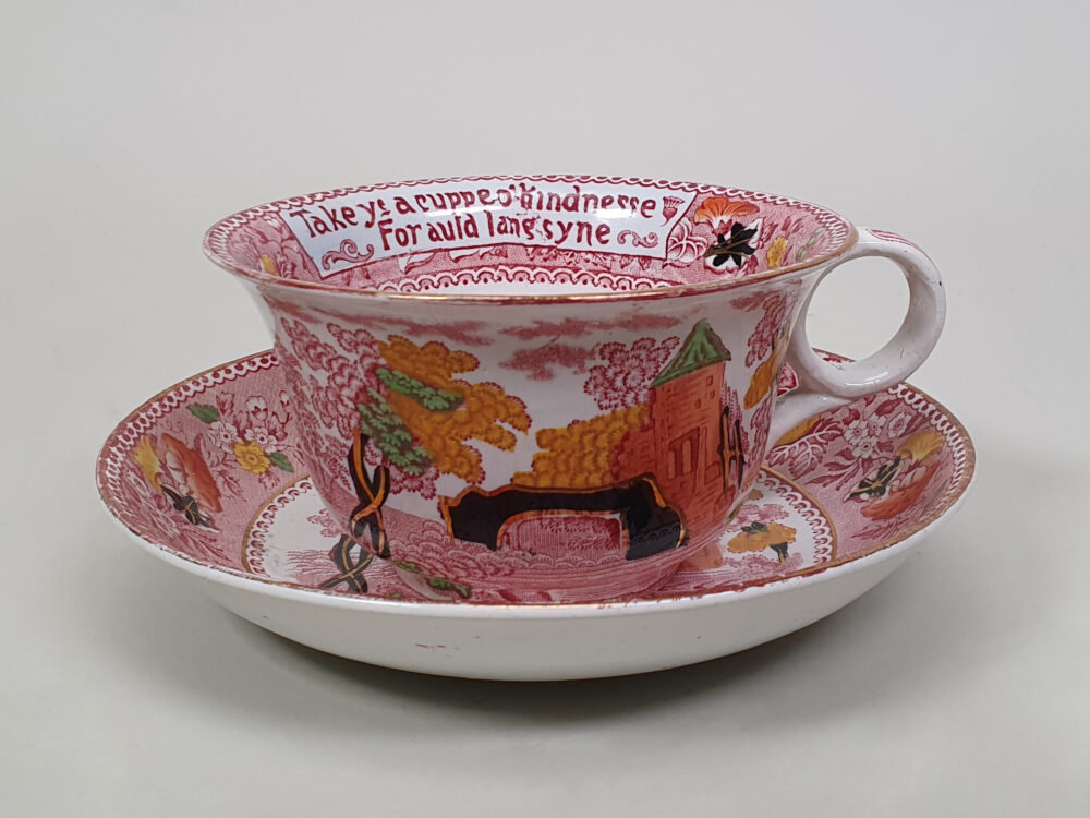Royal Staffordshire Auld Lang Syne Teacup & Saucer