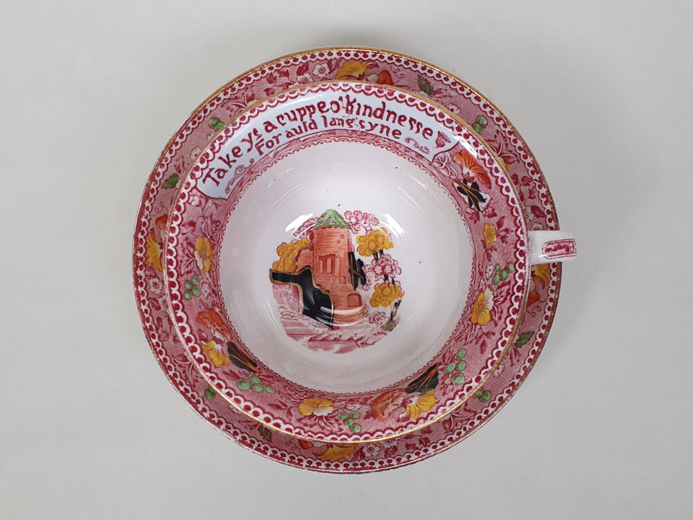 Royal Staffordshire Auld Lang Syne Teacup & Saucer
