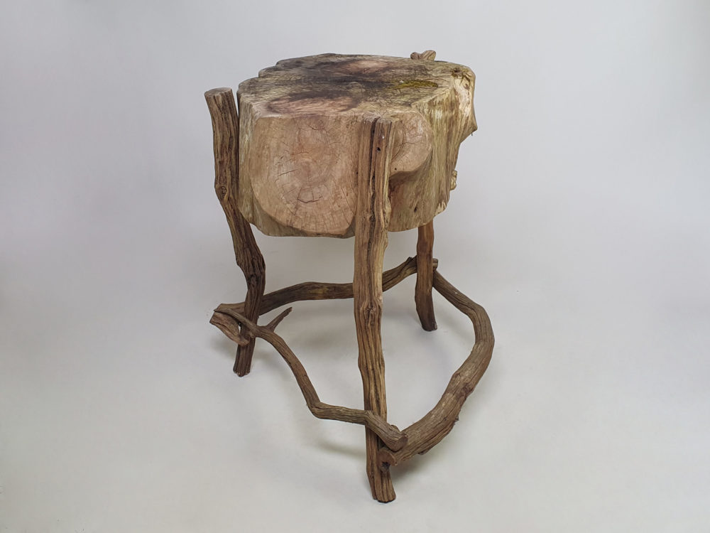 Rustic antique wooden Garden Bench and Table