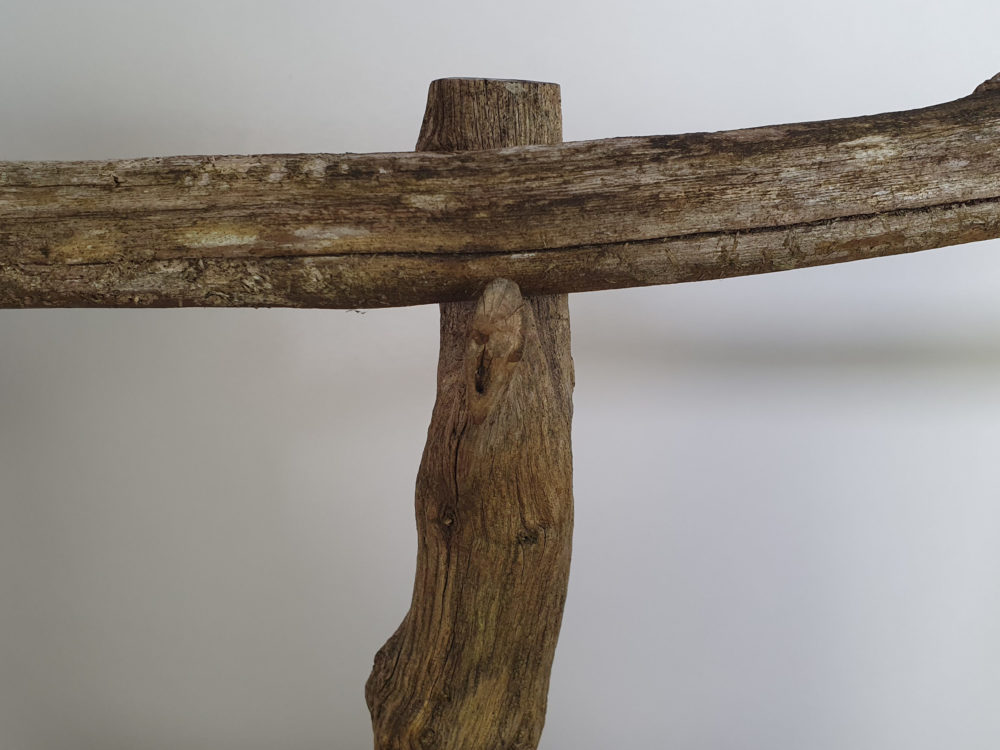Rustic antique wooden Garden Bench and Table