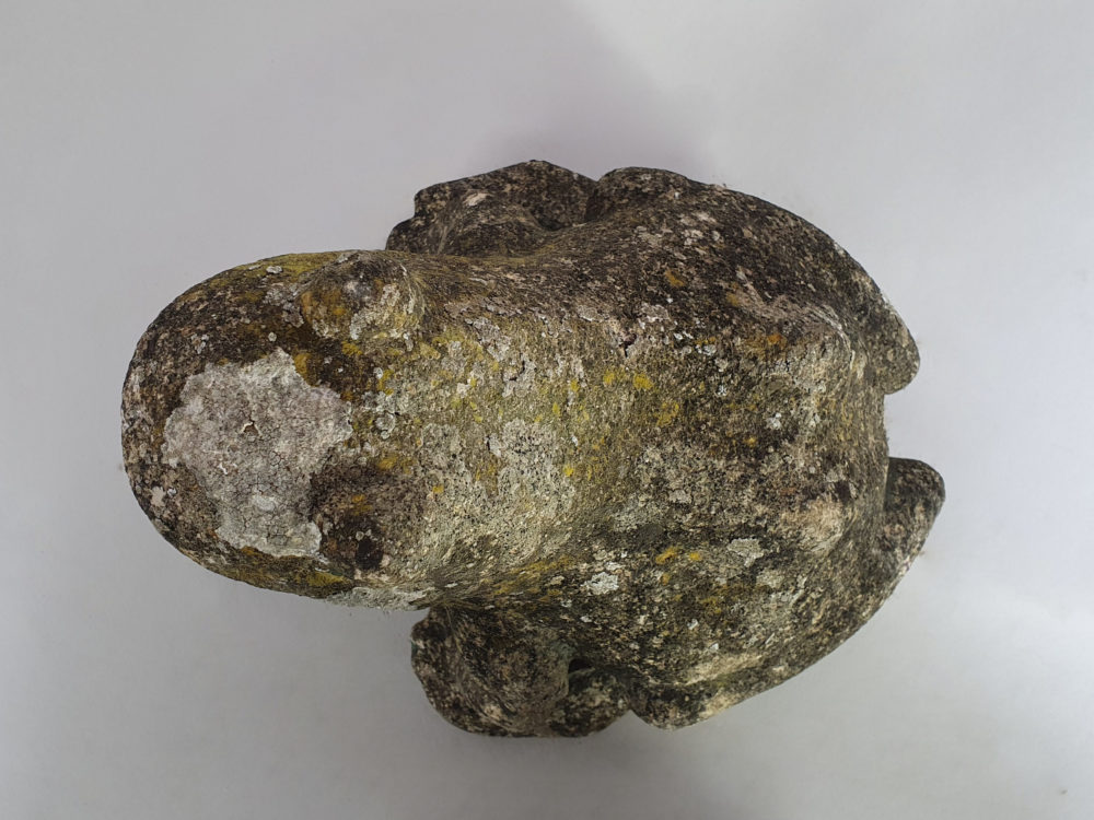 Toad antique Garden Ornament with wonderful patina